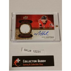 Mike Hoffman #7/25 Autograph Relic 2018-19 Tim Hortons UD Jersey SJ-MH SKU#12231